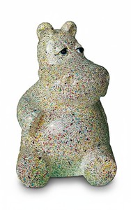 Casa Padrino scultura decorativa di lusso Nilpferd Sitzen Granit A. 95 cm - Scultura decorativa - Figura decorativa - Figura animale - Decorazione da giardino Casa Padrino scultura decorativa di lusso Nilpferd Sitzen Granit A. 95 cm - Scultura decorativa - Figura decorativa - Figura animale - Decorazione da giardino