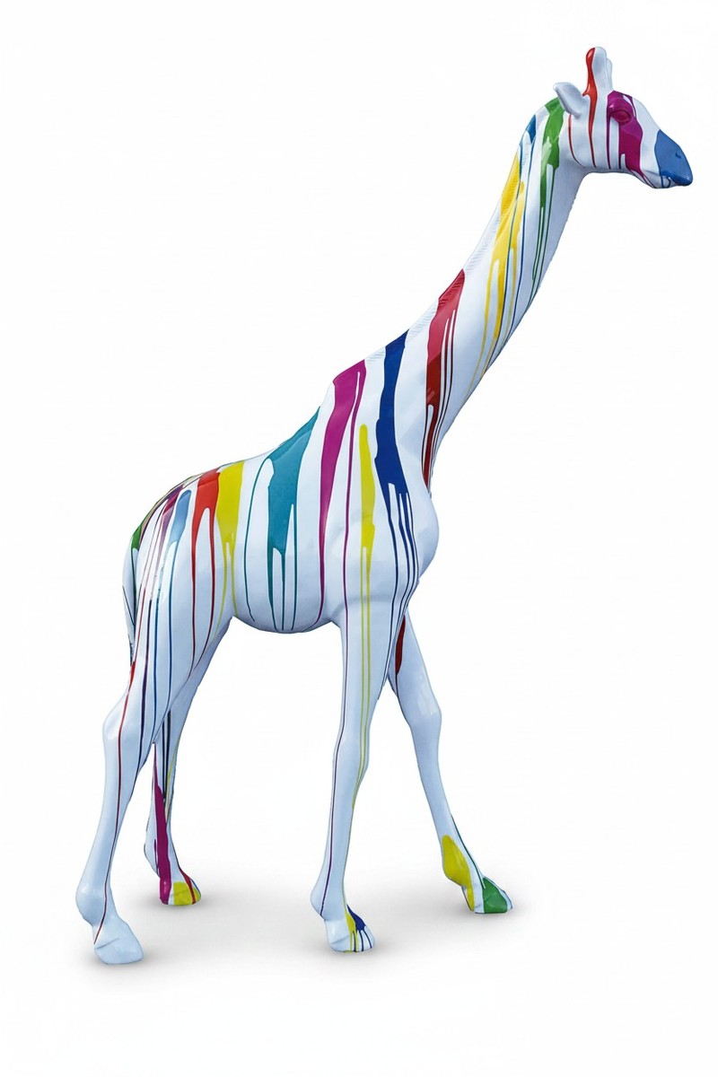 Casa Padrino sculpture décorative de luxe Giraffe Trash H. 320 cm - Immense sculpture de jardin - Sculpture grandeur nature - Sculpture décorative XXL Casa Padrino sculpture décorative de luxe Giraffe Trash H. 320 cm - Immense sculpture de jardin - Sculpture grandeur nature - Sculpture décorative XXL