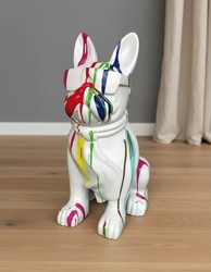 Casa Padrino scultura decorativa di lusso Hund Bulldogge Trash Brille A. 85 cm - Scultura decorativa - Figura decorativa - Figura animale - Decorazione da giardino Casa Padrino scultura decorativa di lusso Hund Bulldogge Trash Brille A. 85 cm - Scultura decorativa - Figura decorativa - Figura animale - Decorazione da giardino