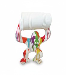 Casa Padrino scultura decorativa di lusso Affe Gorilla Barrel Trash A. 98 cm - Scultura decorativa - Figura decorativa - Figura animale - Decorazione da giardino Casa Padrino scultura decorativa di lusso Affe Gorilla Barrel Trash A. 98 cm - Scultura decorativa - Figura decorativa - Figura animale - Decorazione da giardino