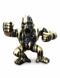 Casa Padrino scultura decorativa di lusso Affe Kong Wütende Gorilla Trash Silver Oder G A. 102 cm - Enorme scultura da giardino - Scultura a grandezza naturale - Scultura decorativa XXL Casa Padrino scultura decorativa di lusso Affe Kong Wütende Gorilla Trash Silver Oder G A. 102 cm - Enorme scultura da giardino - Scultura a grandezza naturale - Scultura decorativa XXL