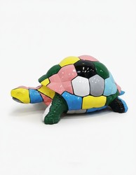 Casa Padrino sculpture décorative de luxe Reptil Schildkröte Bunt H. 44 cm - Sculpture décorative - Figurine décorative - Figurine animale - Décoration de jardin Casa Padrino sculpture décorative de luxe Reptil Schildkröte Bunt H. 44 cm - Sculpture décorative - Figurine décorative - Figurine animale - Décoration de jardin