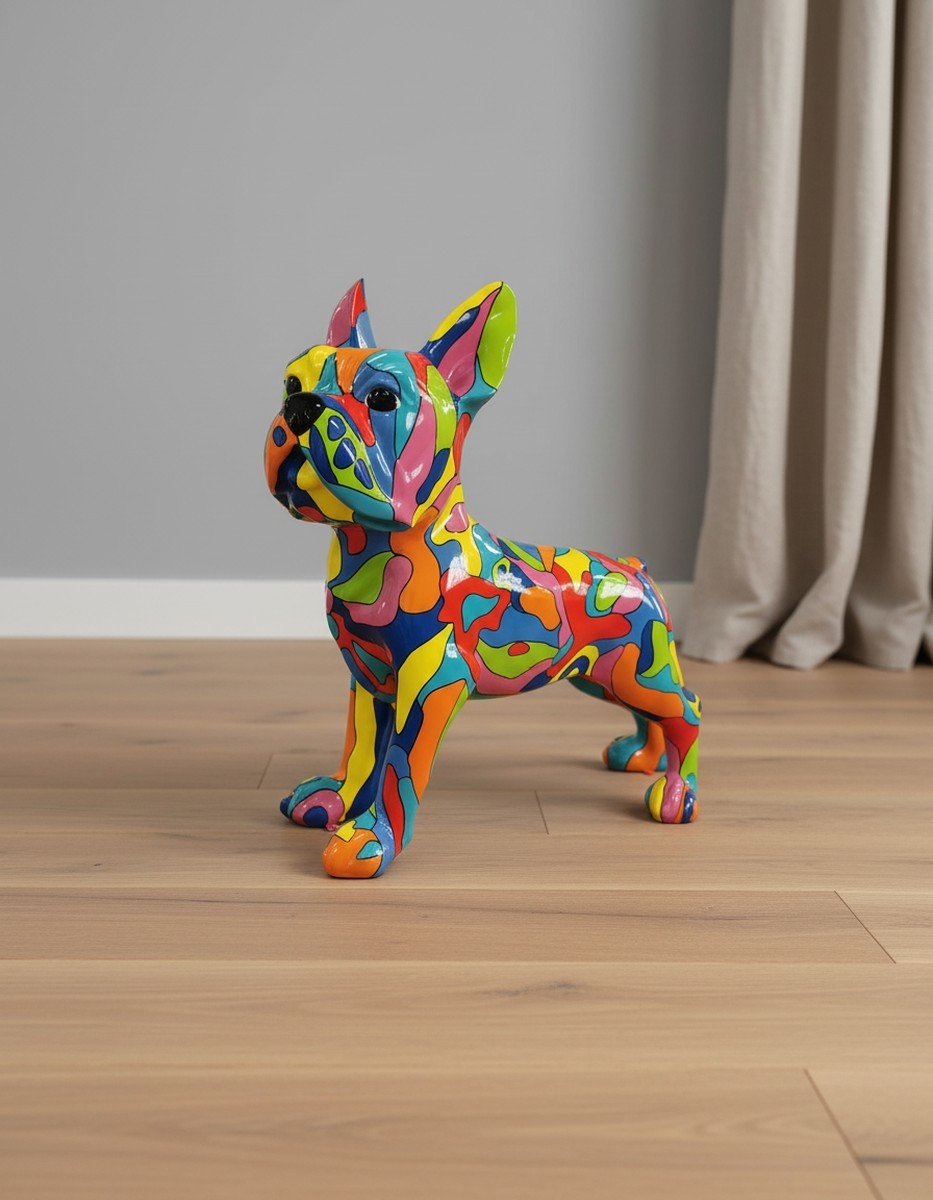 Casa Padrino scultura decorativa di lusso Hund Französische Bulldogge Zusammenfassung A. 178 cm - Enorme scultura da giardino - Scultura a grandezza naturale - Scultura decorativa XXL Casa Padrino scultura decorativa di lusso Hund Französische Bulldogge Zusammenfassung A. 178 cm - Enorme scultura da giardino - Scultura a grandezza naturale - Scultura decorativa XXL