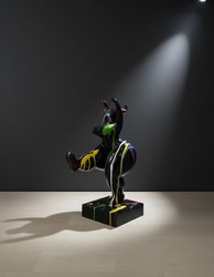 Casa Padrino scultura decorativa di lusso Statue Tanzerin Trash A. 85 cm - Scultura decorativa - Figura decorativa - Figura animale - Decorazione da giardino Casa Padrino scultura decorativa di lusso Statue Tanzerin Trash A. 85 cm - Scultura decorativa - Figura decorativa - Figura animale - Decorazione da giardino