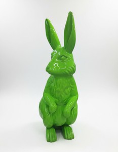 Casa Padrino escultura decorativa de lujo Hase A. 110 cm - Escultura de jardín enorme - Escultura de tamaño natural - Escultura decorativa XXL Casa Padrino escultura decorativa de lujo Hase A. 110 cm - Escultura de jardín enorme - Escultura de tamaño natural - Escultura decorativa XXL