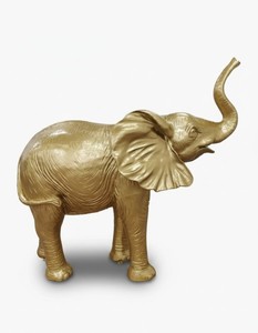 Casa Padrino escultura decorativa de lujo Elefant GOLD A. 160 cm - Escultura de jardín enorme - Escultura de tamaño natural - Escultura decorativa XXL Casa Padrino escultura decorativa de lujo Elefant GOLD A. 160 cm - Escultura de jardín enorme - Escultura de tamaño natural - Escultura decorativa XXL