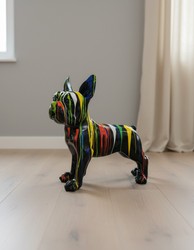 Casa Padrino escultura decorativa de lujo Hund Französische Bulldogge Trash A. 178 cm - Escultura de jardín enorme - Escultura de tamaño natural - Escultura decorativa XXL Casa Padrino escultura decorativa de lujo Hund Französische Bulldogge Trash A. 178 cm - Escultura de jardín enorme - Escultura de tamaño natural - Escultura decorativa XXL