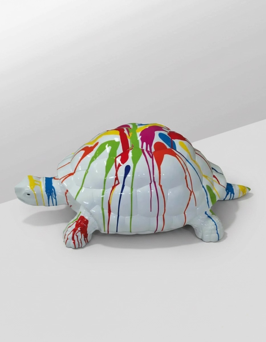 Casa Padrino sculpture décorative de luxe Reptil Schildkröte Trash H. 44 cm - Sculpture décorative - Figurine décorative - Figurine animale - Décoration de jardin Casa Padrino sculpture décorative de luxe Reptil Schildkröte Trash H. 44 cm - Sculpture décorative - Figurine décorative - Figurine animale - Décoration de jardin