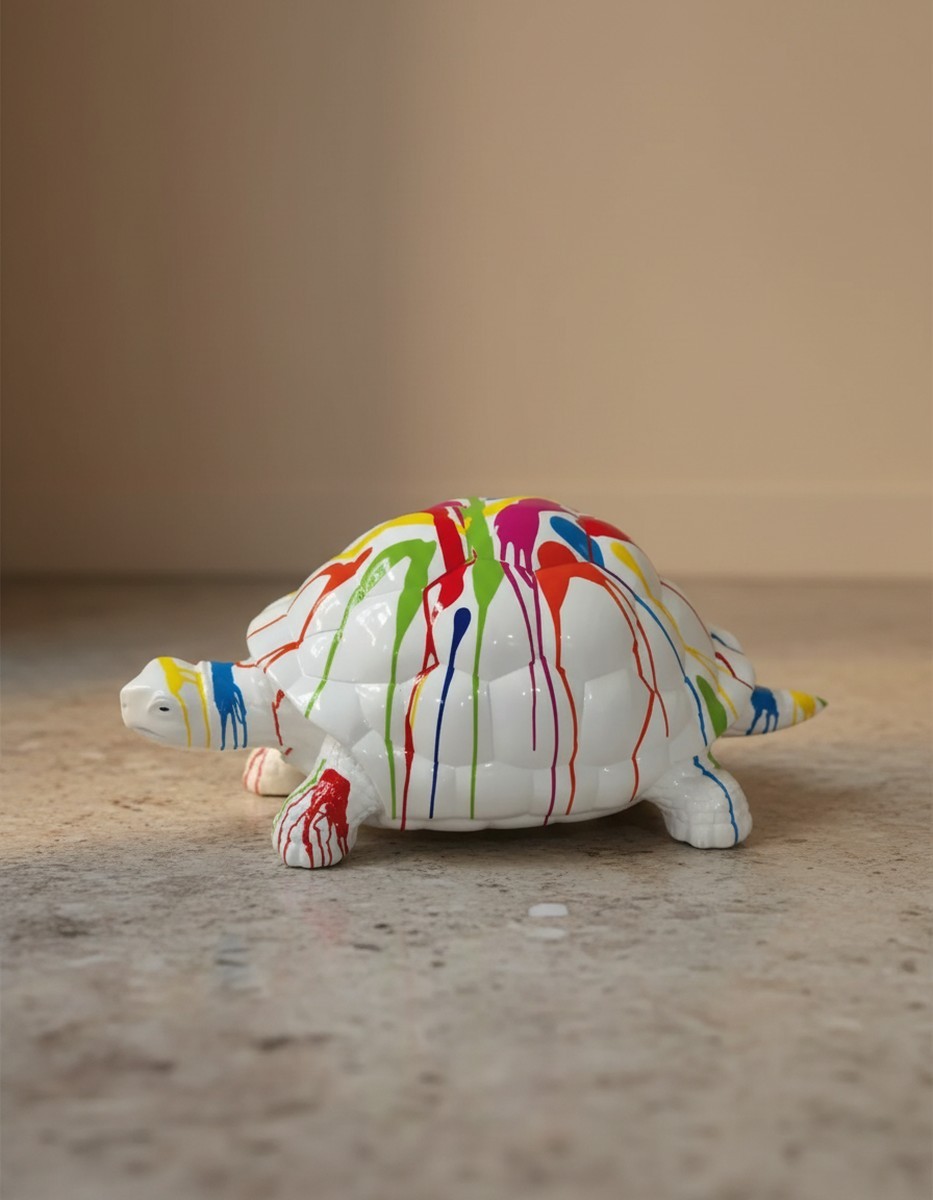 Casa Padrino sculpture décorative de luxe Reptil Schildkröte Trash H. 44 cm - Sculpture décorative - Figurine décorative - Figurine animale - Décoration de jardin Casa Padrino sculpture décorative de luxe Reptil Schildkröte Trash H. 44 cm - Sculpture décorative - Figurine décorative - Figurine animale - Décoration de jardin