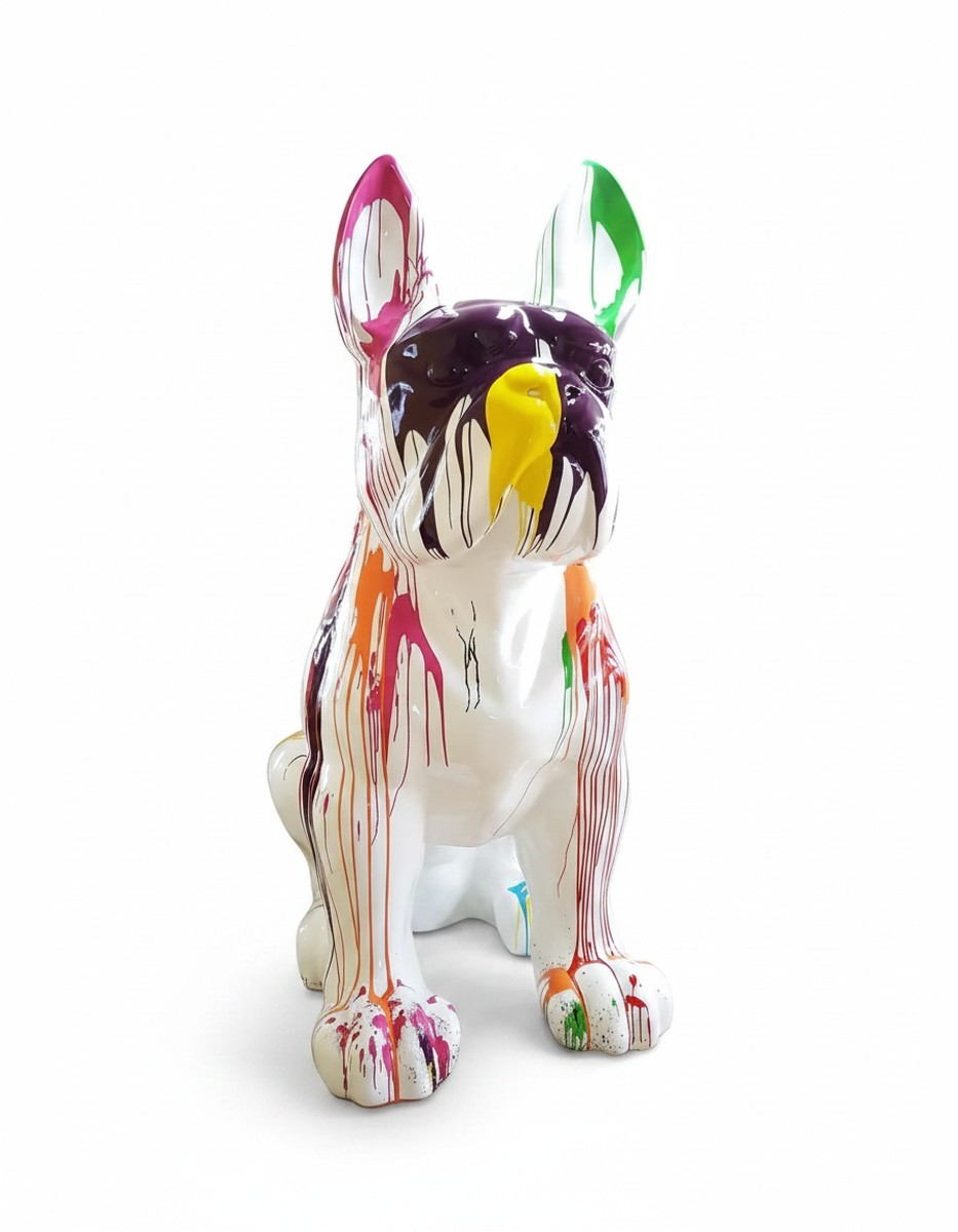 Casa Padrino escultura decorativa de lujo Hund Riesiger Sitzend Bulldogge Trash A. 250 cm - Escultura de jardín enorme - Escultura de tamaño natural - Escultura decorativa XXL Casa Padrino escultura decorativa de lujo Hund Riesiger Sitzend Bulldogge Trash A. 250 cm - Escultura de jardín enorme - Escultura de tamaño natural - Escultura decorativa XXL