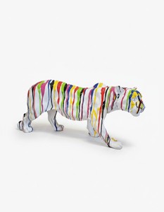 Casa Padrino sculpture décorative de luxe Raubkatze Panther Trash H. 35 cm - Sculpture décorative - Figurine décorative - Figurine animale - Décoration de jardin Casa Padrino sculpture décorative de luxe Raubkatze Panther Trash H. 35 cm - Sculpture décorative - Figurine décorative - Figurine animale - Décoration de jardin