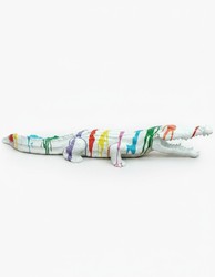 Casa Padrino sculpture décorative de luxe Reptil Trash Krokodil H. 20 cm - Sculpture décorative - Figurine décorative - Figurine animale - Décoration de jardin Casa Padrino sculpture décorative de luxe Reptil Trash Krokodil H. 20 cm - Sculpture décorative - Figurine décorative - Figurine animale - Décoration de jardin