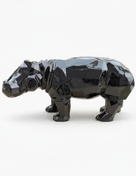 Casa Padrino scultura decorativa di lusso Nilpferd Facettiertes A. 38 cm - Scultura decorativa - Figura decorativa - Figura animale - Decorazione da giardino Casa Padrino scultura decorativa di lusso Nilpferd Facettiertes A. 38 cm - Scultura decorativa - Figura decorativa - Figura animale - Decorazione da giardino