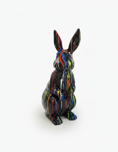 Casa Padrino sculpture décorative de luxe Hase Kaninchen Trash H. 110 cm - Immense sculpture de jardin - Sculpture grandeur nature - Sculpture décorative XXL Casa Padrino sculpture décorative de luxe Hase Kaninchen Trash H. 110 cm - Immense sculpture de jardin - Sculpture grandeur nature - Sculpture décorative XXL