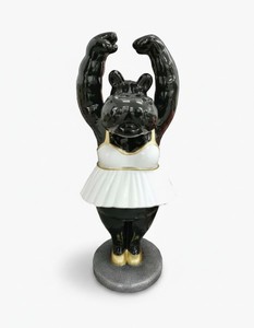 Casa Padrino sculpture décorative de luxe Nilpferd Hippo Ballerina H. 93 cm - Sculpture décorative - Figurine décorative - Figurine animale - Décoration de jardin Casa Padrino sculpture décorative de luxe Nilpferd Hippo Ballerina H. 93 cm - Sculpture décorative - Figurine décorative - Figurine animale - Décoration de jardin
