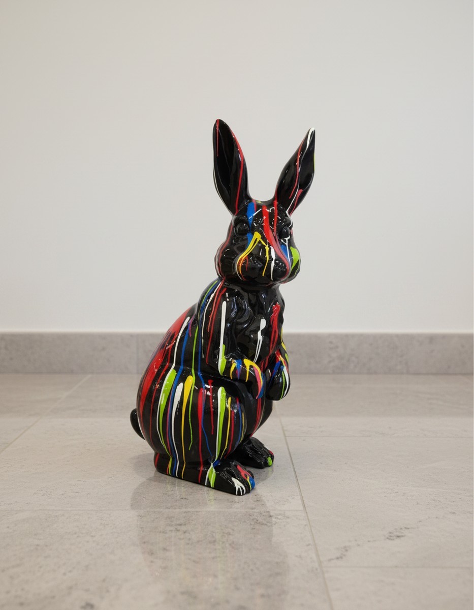 Casa Padrino scultura decorativa di lusso Hase Kaninchen Trash A. 220 cm - Enorme scultura da giardino - Scultura a grandezza naturale - Scultura decorativa XXL Casa Padrino scultura decorativa di lusso Hase Kaninchen Trash A. 220 cm - Enorme scultura da giardino - Scultura a grandezza naturale - Scultura decorativa XXL