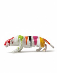 Casa Padrino scultura decorativa di lusso Raubkatze Panther Oder Leopard Trash A. 40 cm - Scultura decorativa - Figura decorativa - Figura animale - Decorazione da giardino Casa Padrino scultura decorativa di lusso Raubkatze Panther Oder Leopard Trash A. 40 cm - Scultura decorativa - Figura decorativa - Figura animale - Decorazione da giardino