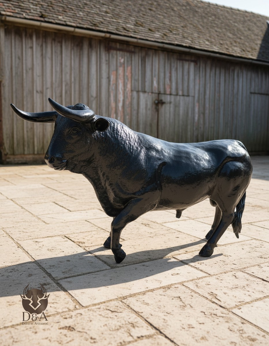 Casa Padrino escultura decorativa de lujo Kuh Bull Trash Gold A. 150 cm - Escultura de jardín enorme - Escultura de tamaño natural - Escultura decorativa XXL Casa Padrino escultura decorativa de lujo Kuh Bull Trash Gold A. 150 cm - Escultura de jardín enorme - Escultura de tamaño natural - Escultura decorativa XXL