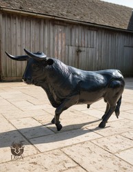 Casa Padrino escultura decorativa de lujo Kuh Bull Trash Gold A. 150 cm - Escultura de jardín enorme - Escultura de tamaño natural - Escultura decorativa XXL Casa Padrino escultura decorativa de lujo Kuh Bull Trash Gold A. 150 cm - Escultura de jardín enorme - Escultura de tamaño natural - Escultura decorativa XXL