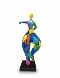 Casa Padrino scultura decorativa di lusso Statue Überschwängliche Frau Mosaik A. 85 cm - Scultura decorativa - Figura decorativa - Figura animale - Decorazione da giardino Casa Padrino scultura decorativa di lusso Statue Überschwängliche Frau Mosaik A. 85 cm - Scultura decorativa - Figura decorativa - Figura animale - Decorazione da giardino