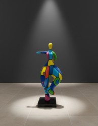 Casa Padrino scultura decorativa di lusso Statue Überschwängliche Frau Mosaik A. 85 cm - Scultura decorativa - Figura decorativa - Figura animale - Decorazione da giardino Casa Padrino scultura decorativa di lusso Statue Überschwängliche Frau Mosaik A. 85 cm - Scultura decorativa - Figura decorativa - Figura animale - Decorazione da giardino