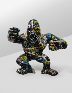 Casa Padrino sculpture décorative de luxe Affe Kong Wütende Gorilla Splash H. 102 cm - Immense sculpture de jardin - Sculpture grandeur nature - Sculpture décorative XXL Casa Padrino sculpture décorative de luxe Affe Kong Wütende Gorilla Splash H. 102 cm - Immense sculpture de jardin - Sculpture grandeur nature - Sculpture décorative XXL