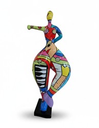 Casa Padrino scultura decorativa di lusso Statue Überschwängliche Frau Urban A. 85 cm - Scultura decorativa - Figura decorativa - Figura animale - Decorazione da giardino Casa Padrino scultura decorativa di lusso Statue Überschwängliche Frau Urban A. 85 cm - Scultura decorativa - Figura decorativa - Figura animale - Decorazione da giardino