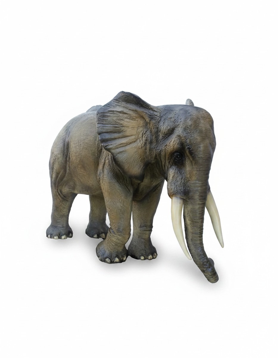 Casa Padrino escultura decorativa de lujo Elefant Realistisch A. 225 cm - Escultura de jardín enorme - Escultura de tamaño natural - Escultura decorativa XXL Casa Padrino escultura decorativa de lujo Elefant Realistisch A. 225 cm - Escultura de jardín enorme - Escultura de tamaño natural - Escultura decorativa XXL