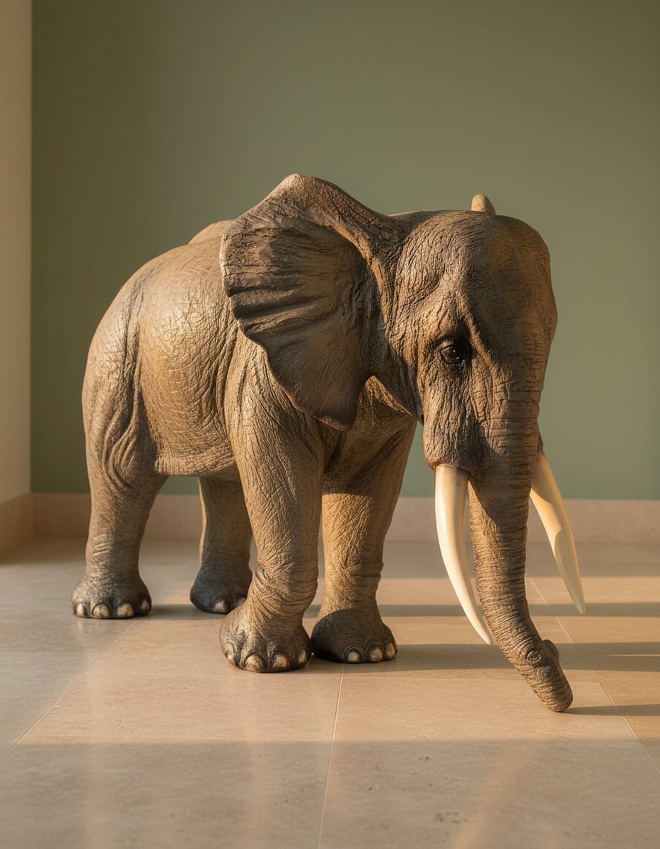 Casa Padrino escultura decorativa de lujo Elefant Realistisch A. 225 cm - Escultura de jardín enorme - Escultura de tamaño natural - Escultura decorativa XXL Casa Padrino escultura decorativa de lujo Elefant Realistisch A. 225 cm - Escultura de jardín enorme - Escultura de tamaño natural - Escultura decorativa XXL