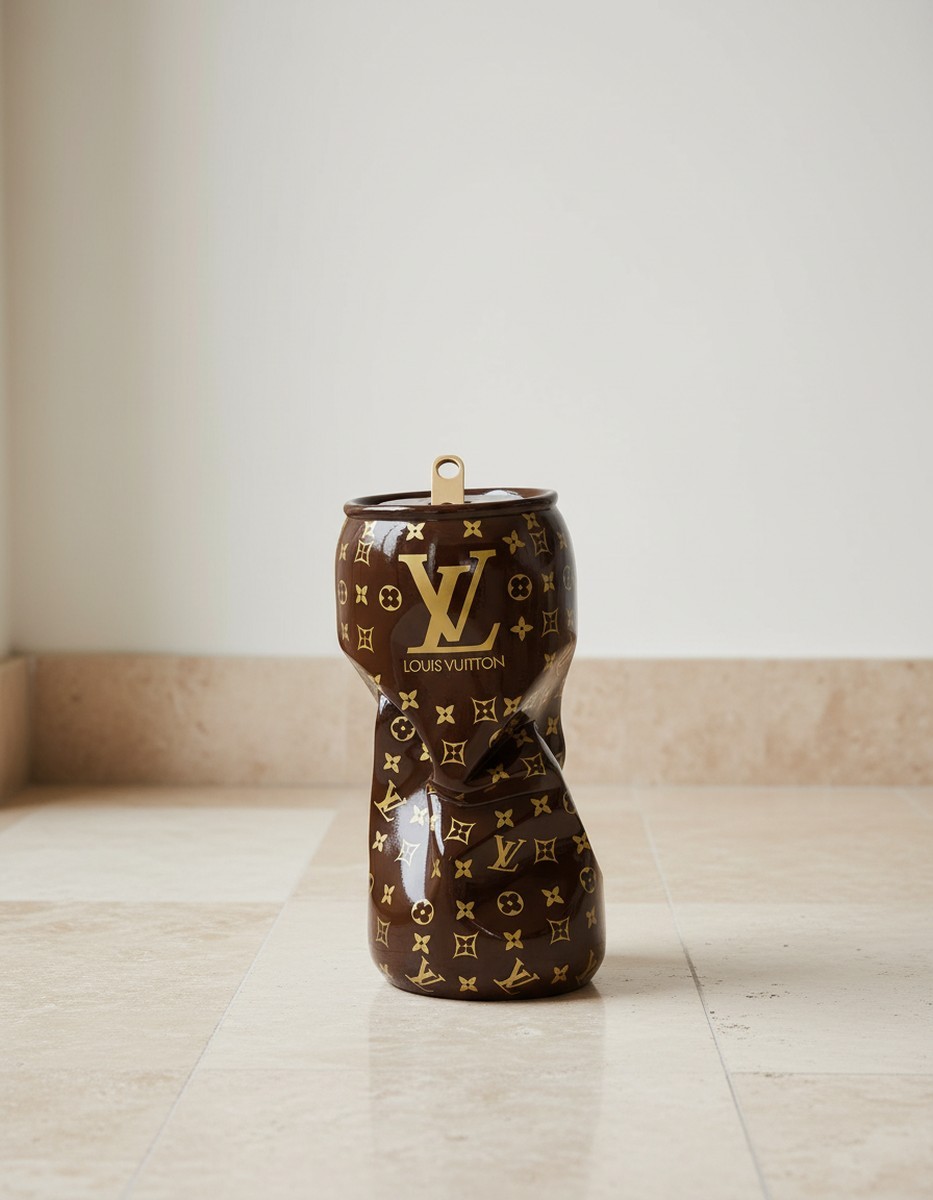 Casa Padrino escultura decorativa de lujo Deko Objekt Gedrehte Spulen Louis Vuitton Monogramme A. 35 cm - Escultura decorativa - Figura decorativa - Figura de animal - Decoración de jardín Casa Padrino escultura decorativa de lujo Deko Objekt Gedrehte Spulen Louis Vuitton Monogramme A. 35 cm - Escultura decorativa - Figura decorativa - Figura de animal - Decoración de jardín
