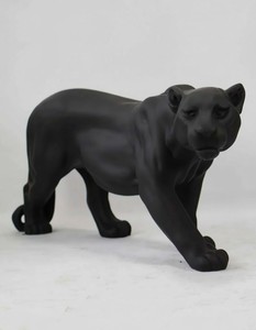 Casa Padrino sculpture décorative de luxe Raubkatze Panther H. 72 cm - Sculpture décorative - Figurine décorative - Figurine animale - Décoration de jardin Casa Padrino sculpture décorative de luxe Raubkatze Panther H. 72 cm - Sculpture décorative - Figurine décorative - Figurine animale - Décoration de jardin