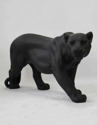 Casa Padrino sculpture décorative de luxe Raubkatze Panther H. 72 cm - Sculpture décorative - Figurine décorative - Figurine animale - Décoration de jardin Casa Padrino sculpture décorative de luxe Raubkatze Panther H. 72 cm - Sculpture décorative - Figurine décorative - Figurine animale - Décoration de jardin