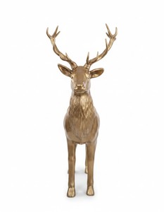 Casa Padrino sculpture décorative de luxe Hirsch Großer Silberner Oder Gold H. 220 cm - Immense sculpture de jardin - Sculpture grandeur nature - Sculpture décorative XXL Casa Padrino sculpture décorative de luxe Hirsch Großer Silberner Oder Gold H. 220 cm - Immense sculpture de jardin - Sculpture grandeur nature - Sculpture décorative XXL