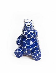 Casa Padrino sculpture décorative de luxe Nilpferd Sitzend Mosaik H. 95 cm - Sculpture décorative - Figurine décorative - Figurine animale - Décoration de jardin Casa Padrino sculpture décorative de luxe Nilpferd Sitzend Mosaik H. 95 cm - Sculpture décorative - Figurine décorative - Figurine animale - Décoration de jardin