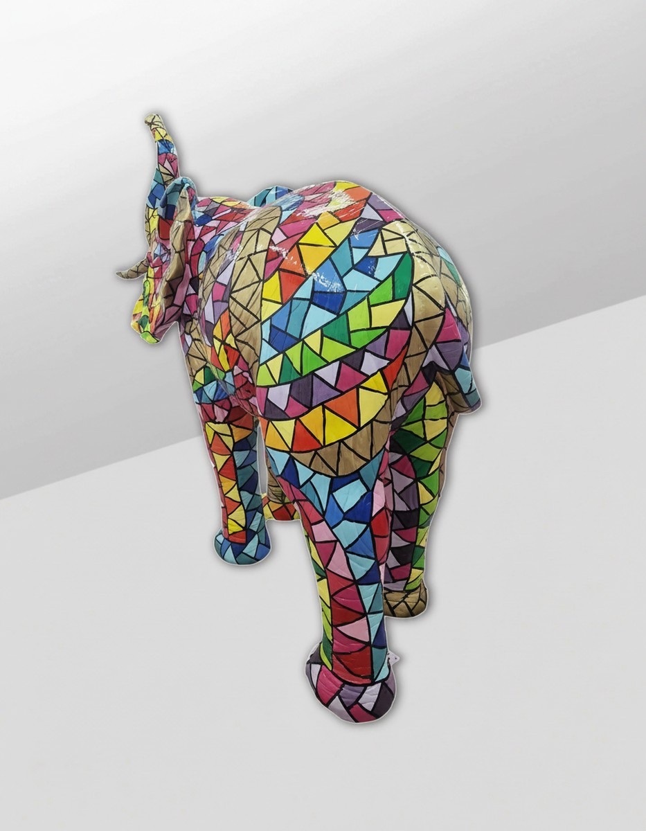 Casa Padrino sculpture décorative de luxe Elefant H. 160 cm - Immense sculpture de jardin - Sculpture grandeur nature - Sculpture décorative XXL Casa Padrino sculpture décorative de luxe Elefant H. 160 cm - Immense sculpture de jardin - Sculpture grandeur nature - Sculpture décorative XXL