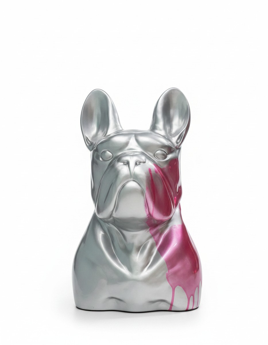 Casa Padrino sculpture décorative de luxe Hund Riesige Sitzend Bulldogge Gold H. 250 cm - Immense sculpture de jardin - Sculpture grandeur nature - Sculpture décorative XXL Casa Padrino sculpture décorative de luxe Hund Riesige Sitzend Bulldogge Gold H. 250 cm - Immense sculpture de jardin - Sculpture grandeur nature - Sculpture décorative XXL