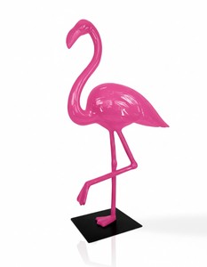 Casa Padrino scultura decorativa di lusso Vogel Pink Flamingo 2XL A. 210 cm - Enorme scultura da giardino - Scultura a grandezza naturale - Scultura decorativa XXL Casa Padrino scultura decorativa di lusso Vogel Pink Flamingo 2XL A. 210 cm - Enorme scultura da giardino - Scultura a grandezza naturale - Scultura decorativa XXL