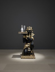 Casa Padrino scultura decorativa di lusso Statue Pharao Einem Tablett A. 90 cm - Scultura decorativa - Figura decorativa - Figura animale - Decorazione da giardino Casa Padrino scultura decorativa di lusso Statue Pharao Einem Tablett A. 90 cm - Scultura decorativa - Figura decorativa - Figura animale - Decorazione da giardino