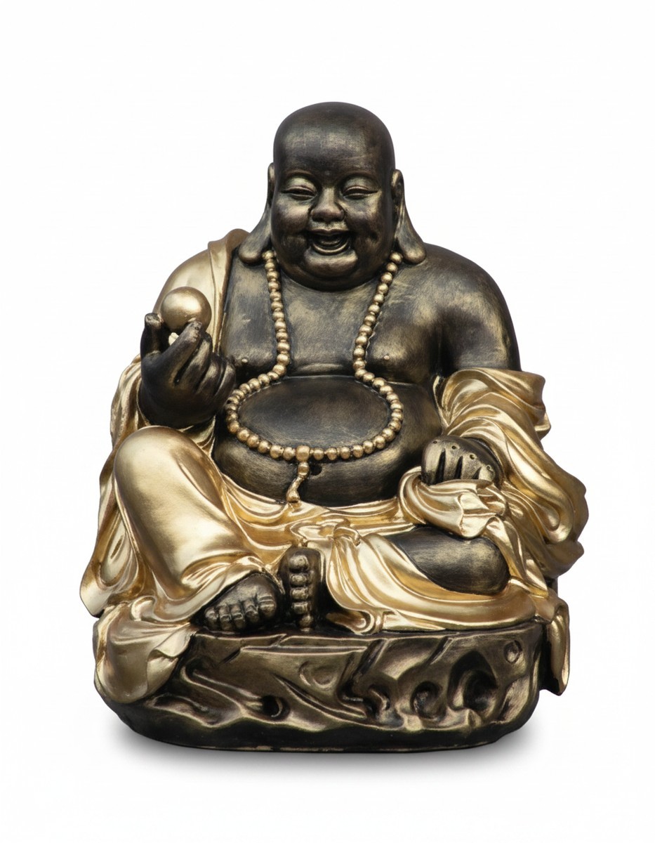 Casa Padrino escultura decorativa de lujo Statue Kleiner Buddha A. 32 cm - Escultura decorativa - Figura decorativa - Figura de animal - Decoración de jardín Casa Padrino escultura decorativa de lujo Statue Kleiner Buddha A. 32 cm - Escultura decorativa - Figura decorativa - Figura de animal - Decoración de jardín