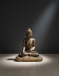 Casa Padrino sculpture décorative de luxe Statue Sitzend Buddha H. 60 cm - Sculpture décorative - Figurine décorative - Figurine animale - Décoration de jardin Casa Padrino sculpture décorative de luxe Statue Sitzend Buddha H. 60 cm - Sculpture décorative - Figurine décorative - Figurine animale - Décoration de jardin