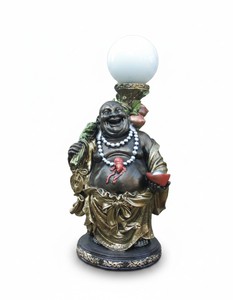 Casa Padrino escultura decorativa de lujo Deko Objekt Buddha Lampe A. 55 cm - Escultura decorativa - Figura decorativa - Figura de animal - Decoración de jardín Casa Padrino escultura decorativa de lujo Deko Objekt Buddha Lampe A. 55 cm - Escultura decorativa - Figura decorativa - Figura de animal - Decoración de jardín