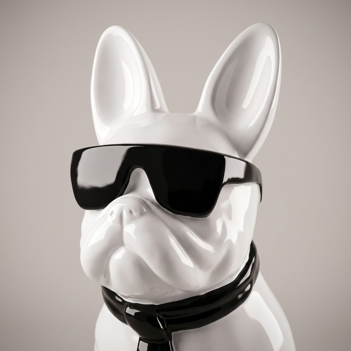 Casa Padrino escultura decorativa de lujo Hund Bulldogge Brille Krawatte A. 196 cm - Escultura de jardín enorme - Escultura de tamaño natural - Escultura decorativa XXL Casa Padrino escultura decorativa de lujo Hund Bulldogge Brille Krawatte A. 196 cm - Escultura de jardín enorme - Escultura de tamaño natural - Escultura decorativa XXL