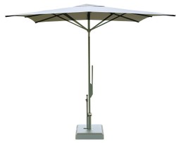 Casa Padrino Ombrellone di lusso Antracite / Grigio - Ombrellone da giardino quadrato con palo in alluminio - 250 x 250 cm Casa Padrino Ombrellone di lusso Antracite / Grigio - Ombrellone da giardino quadrato con palo in alluminio - 250 x 250 cm