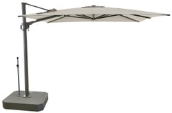 Casa Padrino Ombrellone a braccio di lusso Antracite / Grigio - Parasole quadrato 300 x 300 cm