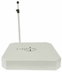 Casa Padrino Luxury Parasol Base White - Mobile Umbrella Stand with Aluminum Cover - 81 x 81 cm, 240 kg Casa Padrino Luxury Parasol Base White - Mobile Umbrella Stand with Aluminum Cover - 81 x 81 cm, 240 kg