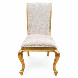 Prunkvolles Luxus Barock Esszimmer Stuhl 6er Set Weiß Gold Prunkvolles Luxus Barock Esszimmer Stuhl 6er Set Weiß Gold