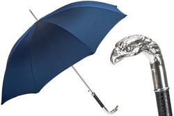 Casa Padrino Paraguas de lujo hombre con mango águila - Hecho a mano en Italia - Longitud 95cm Diámetro 110cm Casa Padrino Paraguas de lujo hombre con mango águila - Hecho a mano en Italia - Longitud 95cm Diámetro 110cm