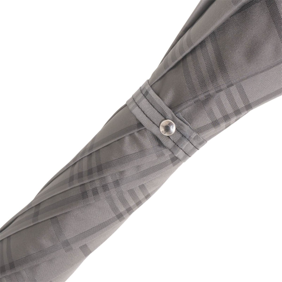 Casa Padrino Paraguas de lujo hombre Bulldog Gris - Apertura automática - 100% Poliéster - Mango de aluminio - 95cm x 110cm Casa Padrino Paraguas de lujo hombre Bulldog Gris - Apertura automática - 100% Poliéster - Mango de aluminio - 95cm x 110cm