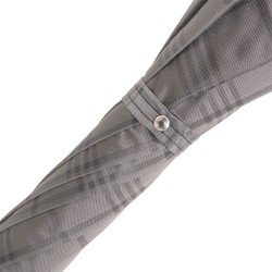 Casa Padrino Paraguas de lujo hombre Bulldog Gris - Apertura automática - 100% Poliéster - Mango de aluminio - 95cm x 110cm Casa Padrino Paraguas de lujo hombre Bulldog Gris - Apertura automática - 100% Poliéster - Mango de aluminio - 95cm x 110cm