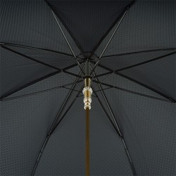 Casa Padrino Paraguas de lujo para hombre con cabeza de león dorada - Apertura automática - 100% Poliéster - Mango de resina esmaltada oro - 95cm x 11 Casa Padrino Paraguas de lujo para hombre con cabeza de león dorada - Apertura automática - 100% Poliéster - Mango de resina esmaltada oro - 95cm x 11